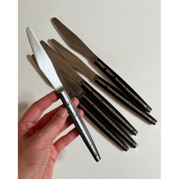 Knive, st�l og bakelit, 6 stk samlet