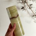 Cylindrisk stenvase