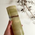 Cylindrisk stenvase