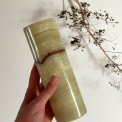 Cylindrisk stenvase