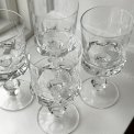 Vinglas, tunge krystalglas, 4 stk samlet
