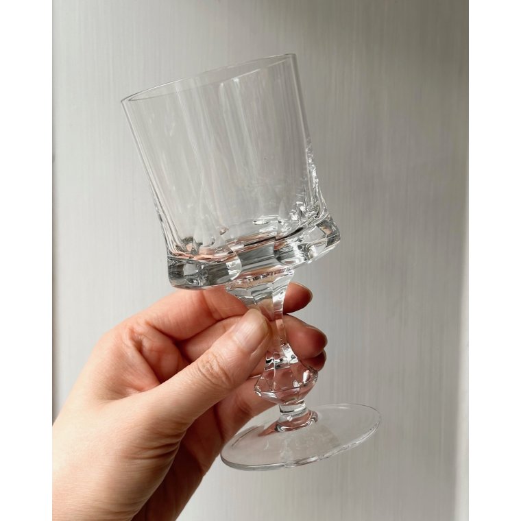 Vinglas, tunge krystalglas, 4 stk samlet