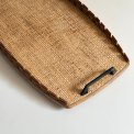 Vintage serveringbakke m flet