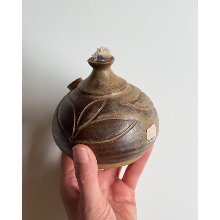 Bjergrd keramik, oliestage, lys