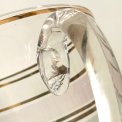 Vintage kande med 6 glas