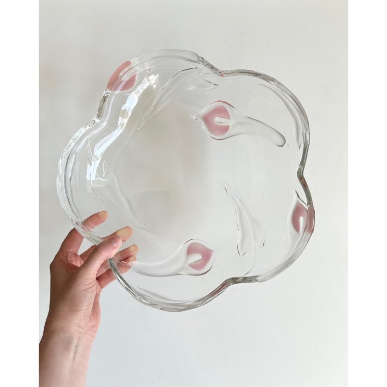 Waltherglas. krystalfad m callaliljer