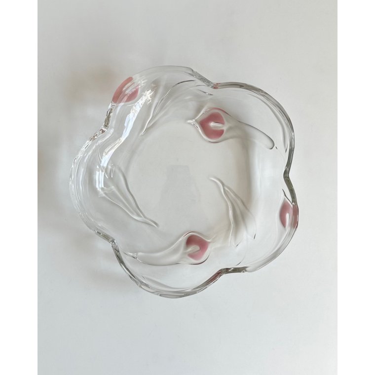 Waltherglas. krystalfad m callaliljer