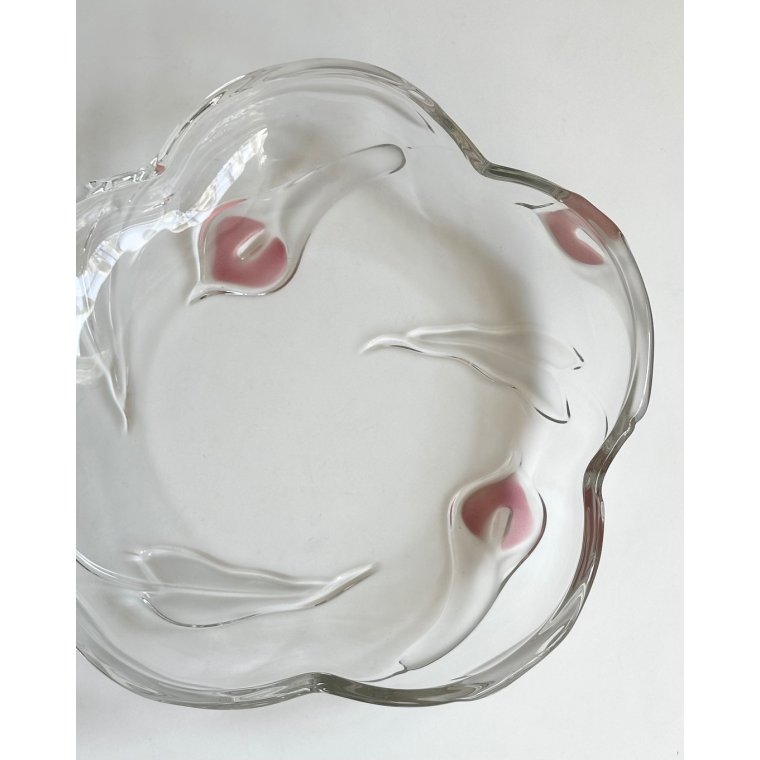 Waltherglas. krystalfad m callaliljer