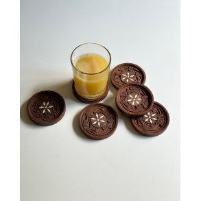 Indian coasters, set of 6