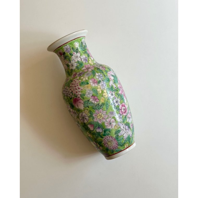 Hndmalet porcelnsvase