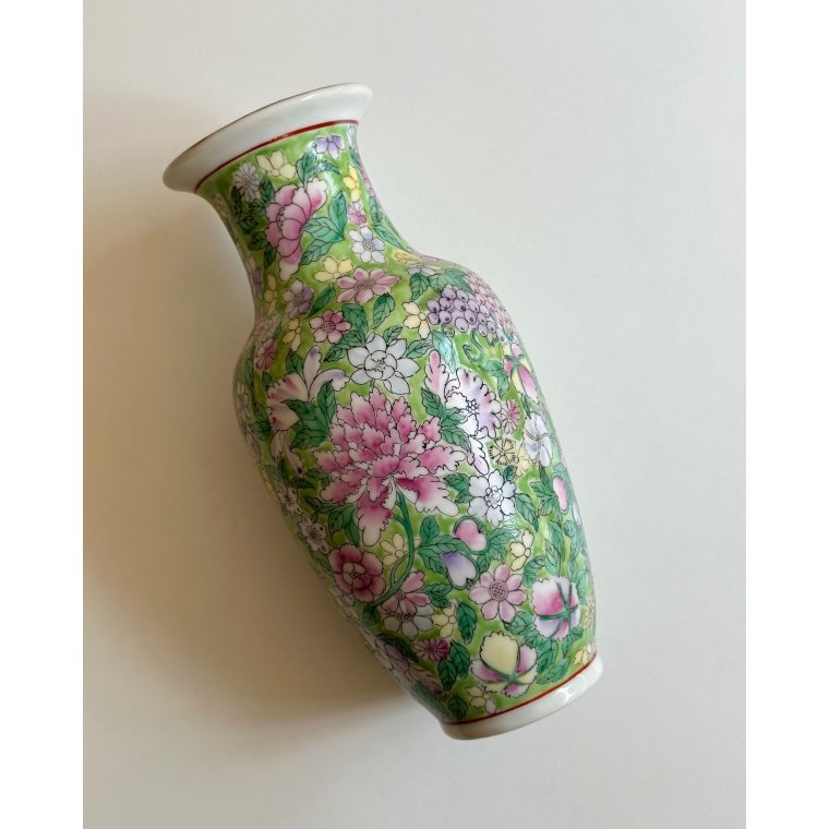 Hndmalet porcelnsvase