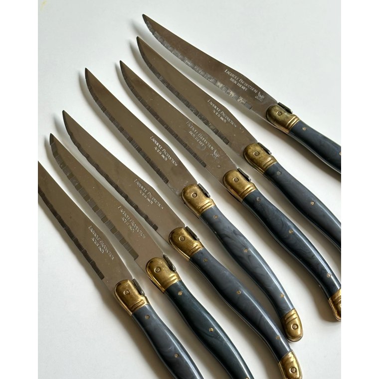 Laguiole knivst, 7 stk samlet