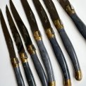 Laguiole knivst, 7 stk samlet