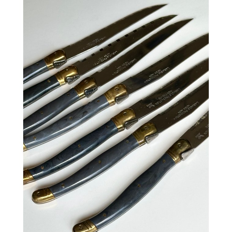 Laguiole knivst, 7 stk samlet