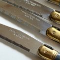 Laguiole knivst, 7 stk samlet