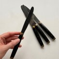 Knive m messing og bakelit, 4 stk samlet