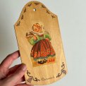Vintage dansk souvenirplatte, L�s�