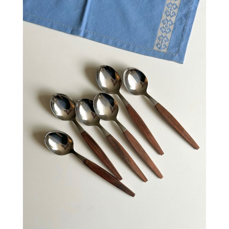 Vintage spiseskeer, Athen, 6 stk samlet