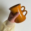 Keramikkrus, orange glasur