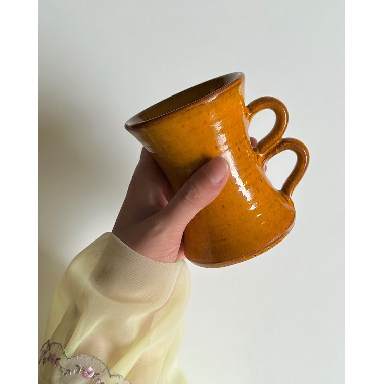 Keramikkrus, orange glasur
