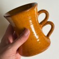 Keramikkrus, orange glasur
