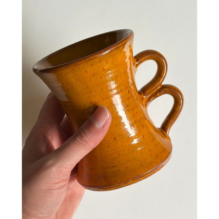 Keramikkrus, orange glasur