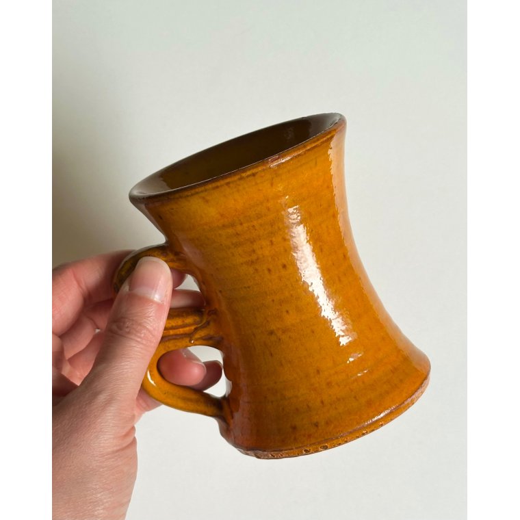 Keramikkrus, orange glasur