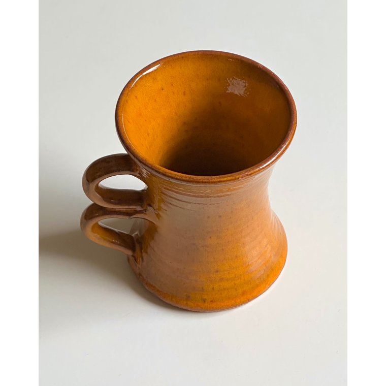Keramikkrus, orange glasur