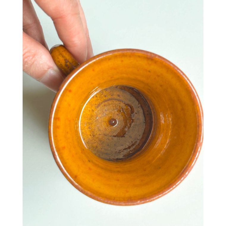Keramikkrus, orange glasur