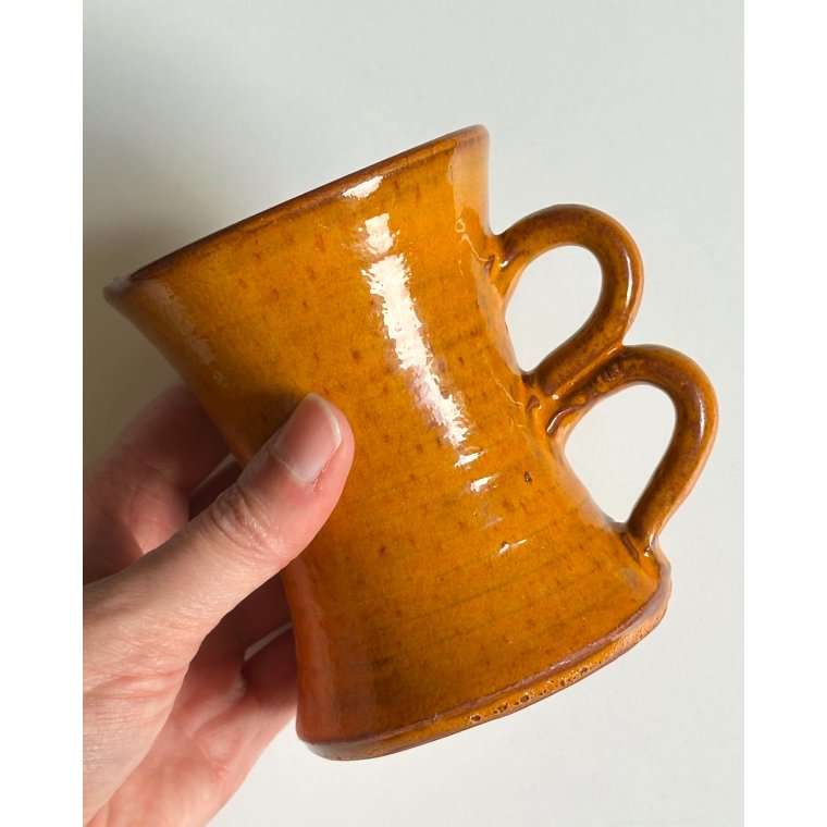 Keramikkrus, orange glasur