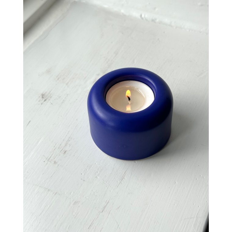 Fyrfadsstage, bl glasur