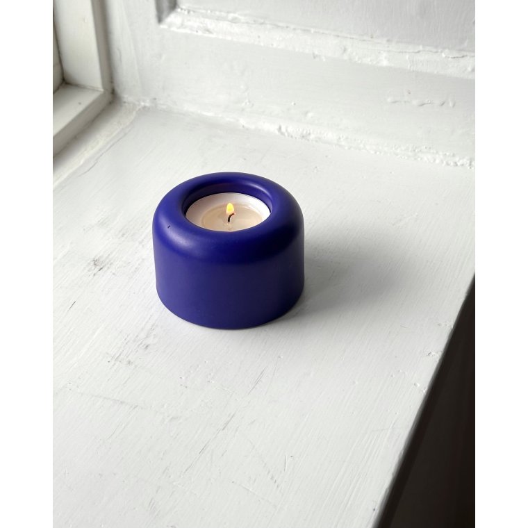 Fyrfadsstage, bl glasur