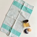 Guest towel, turquoise, NB