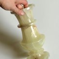 Vase, gr�n onyx