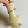 Vase, gr�n onyx