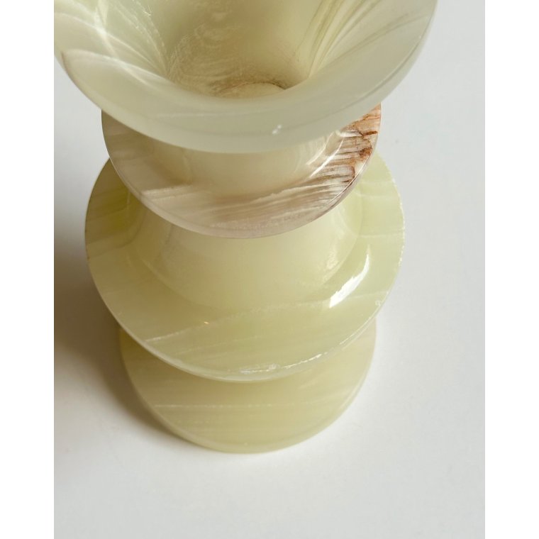 Vase, gr�n onyx