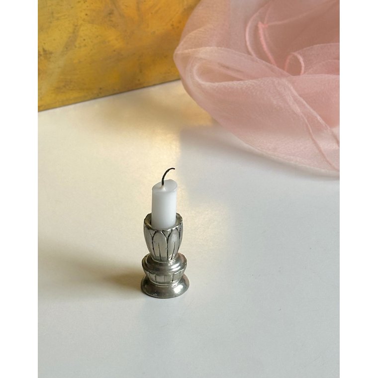 Art deco tinstage til juletr�slys