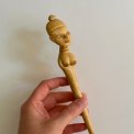 Wooden figure, woman