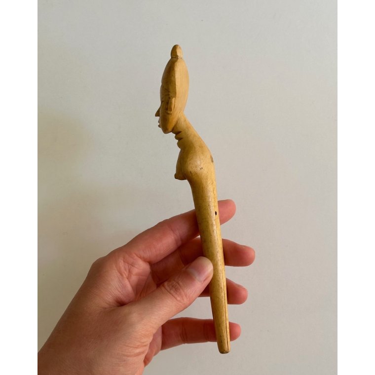 Wooden figure, woman