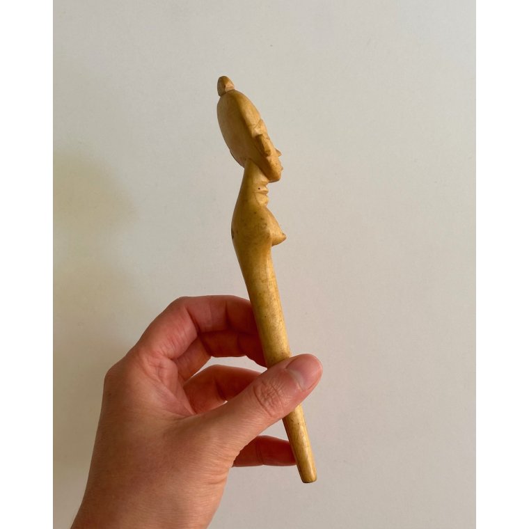 Wooden figure, woman