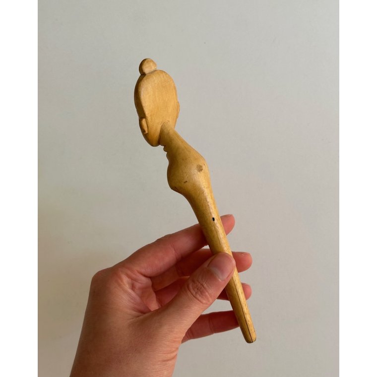 Wooden figure, woman