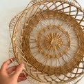 Flat basket, round
