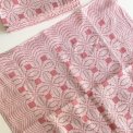 Rosy fabric napkins, set of 8