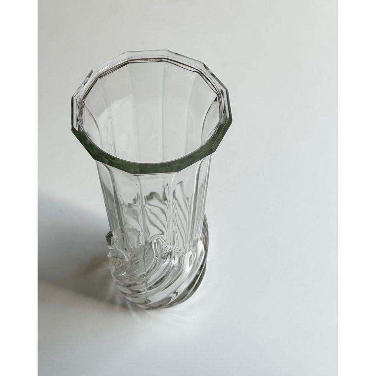 Vase w swirl, Stlzle-Oberglas