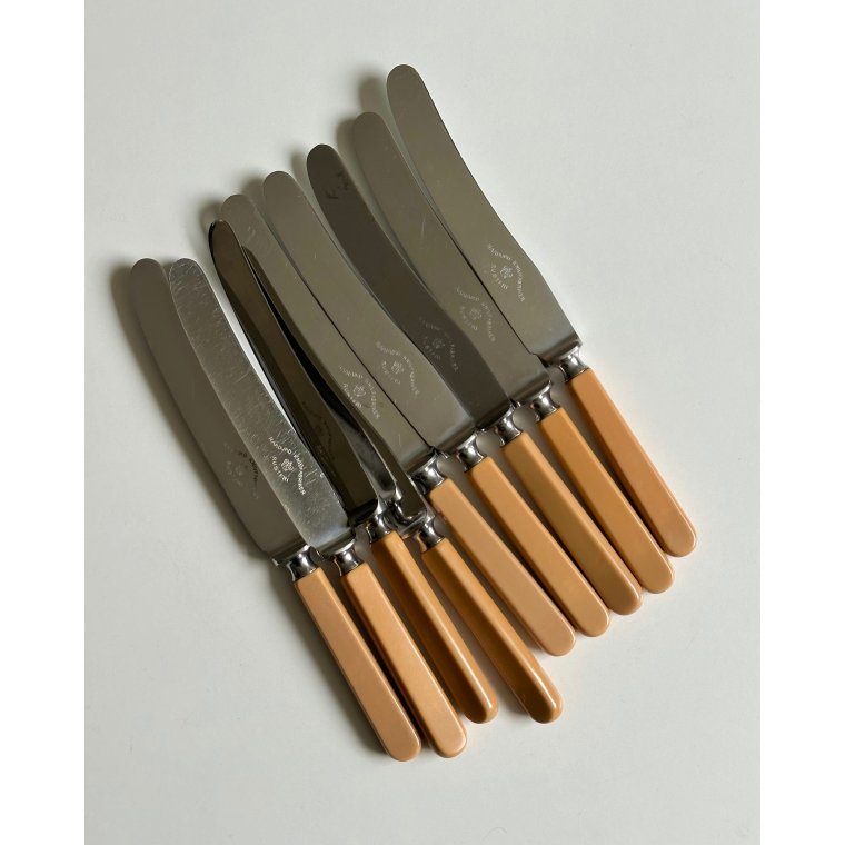 Raadvad bordknive, 9 stk samlet