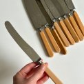 Raadvad bordknive, 9 stk samlet