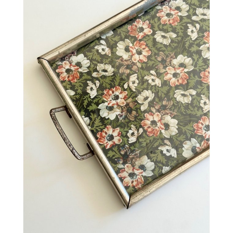 Antique tray with patina