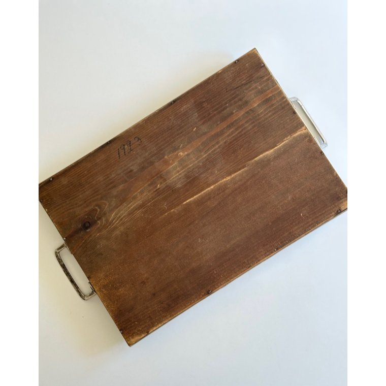 Antique tray with patina