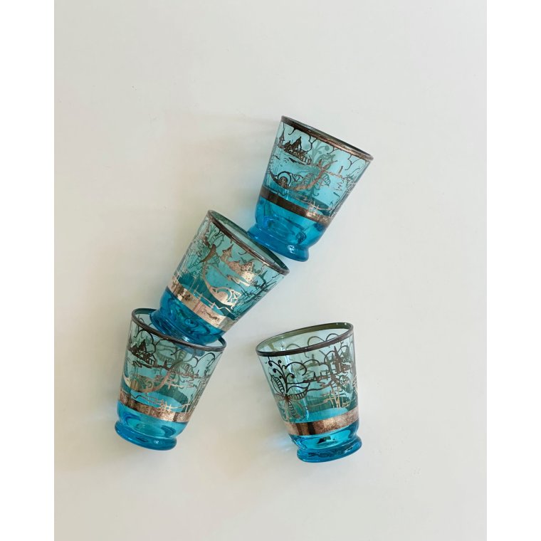 Venetian shot glasses, set of 4