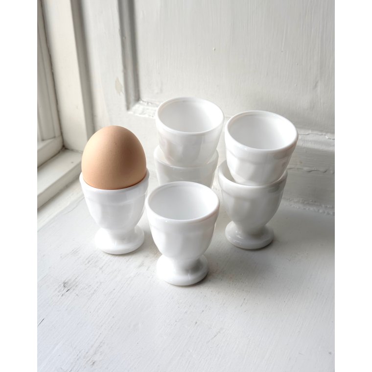 Egg cups w swirl, set of 6